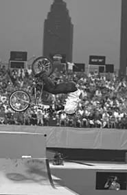 Ryan Nyquist, doing a fancy-ass trick.