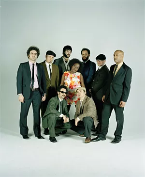 Sharon Jones with a bunch of Dap-Kings.