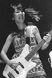 Shonen Knife bassist Michie Nakatani was all smiles - at the Beachland October 23. - WALTER NOVAK