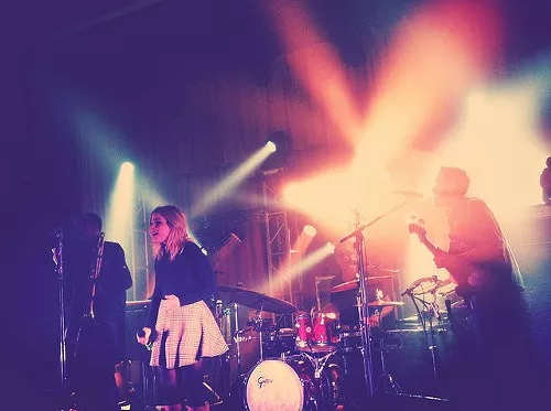 Singer Maggie Koerner joins Galactic for much of the night. Singer Maggie Koerner joins Galactic for much of the night.