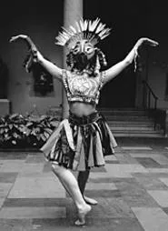 Somebody call Patrick Swayze! Detritus Dancing - takes over the art museum's Circle of Masks - (Sunday).