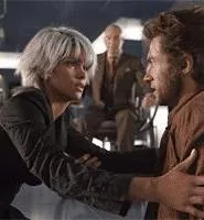 Storm and Wolverine: Two badasses, having a moment.