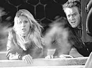Stuff blows up and sparks fly around Jordan and - Lincoln.