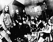 Superjoint Ritual frontman Phil Anselmo (second from - left) meets the Ozzfest hordes head-on.