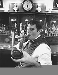 Swing, baby: Koukla's owner George Harouvis. - WALTER NOVAK