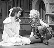 The ageless Cathy Rigby (right) still enchants - audiences as the boy who won't grow up.