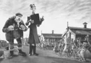 The Bird Reich: Oppressive Mr. and Mrs. Tweedy review the barnyard.