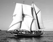 The brigantine Playfair, part of the Cleveland - Harborfest.