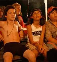 The kids relax between catastrophes.