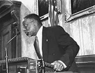 The mayor confronts reporters eager for evidence of police racism. - WALTER NOVAK