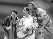 The men of Mamma Mia! belt out the '70s hits.