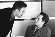 The money men: Affleck and Ribisi.