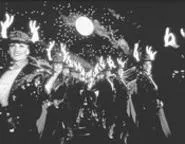 The Rockettes flaunt their lithe legwork and luminous racks.