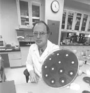 They're alive: Dr. Michael R. Jacobs and his antibiotic-resistant bacteria. - WALTER NOVAK