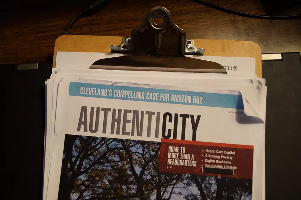 The first page of Cleveland's Amazon bid.