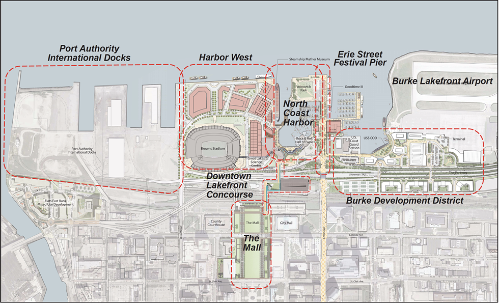 Van Auken Akins lakefront plan.