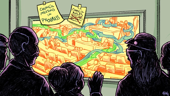 What good are rules for Cleveland City Council if they're always disregarded? - ILLUSTRATION BY JOHN G.