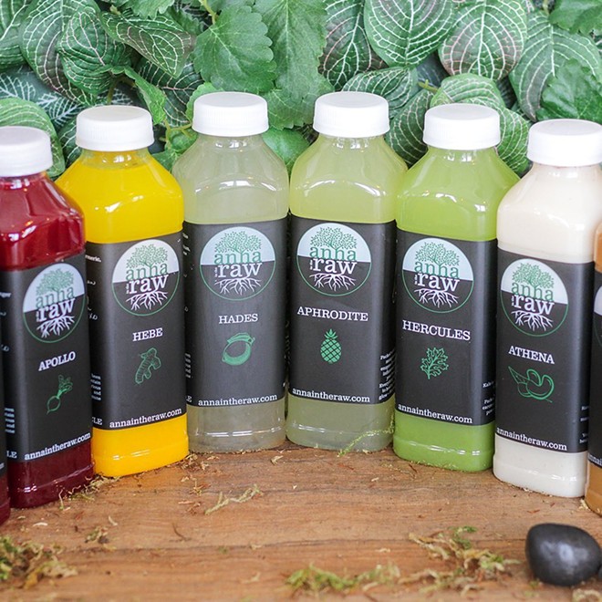 Cold-pressed juices from Anna in the Raw - ANNA IN THE RAW