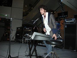 Nicholas Megalis performs at the 2007 High School Rock Off. - COURTESY OF LIVE NATION
