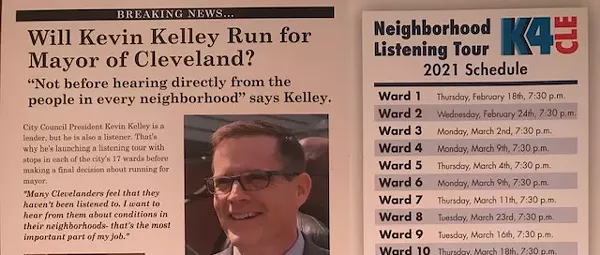 Instead of Announcing Mayoral Run, Kevin Kelley Launches "Neighborhood Listening Tour"