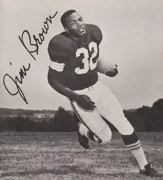 Jim Brown in 1961. - WIKIPEDIA