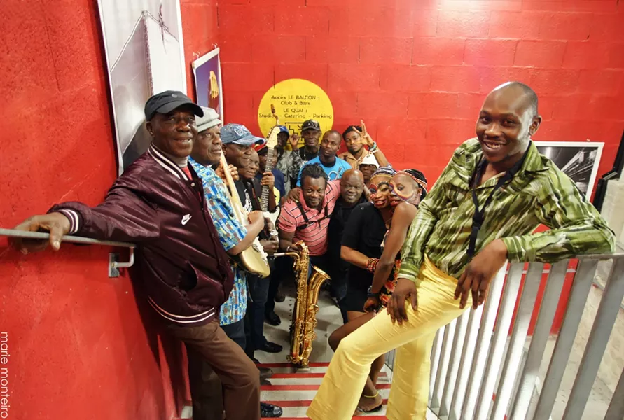 Seun Kuti and crew. - MARIE MONTEIRO