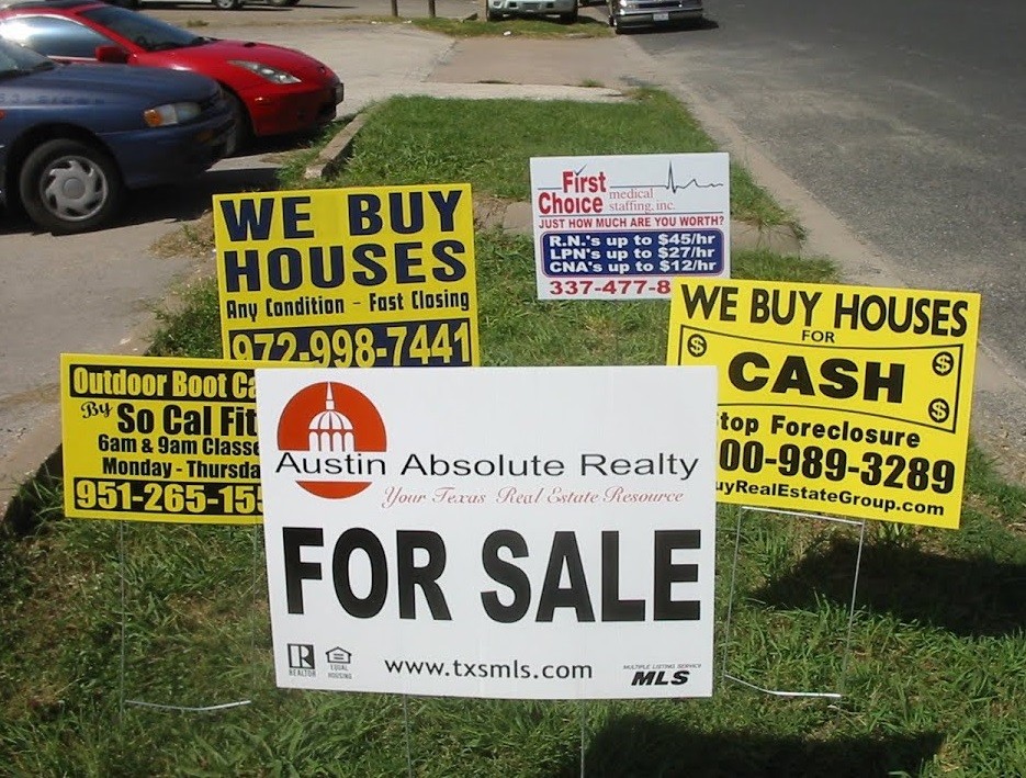 I called 59 'We Buy Houses' signs searching for humansI got secrets