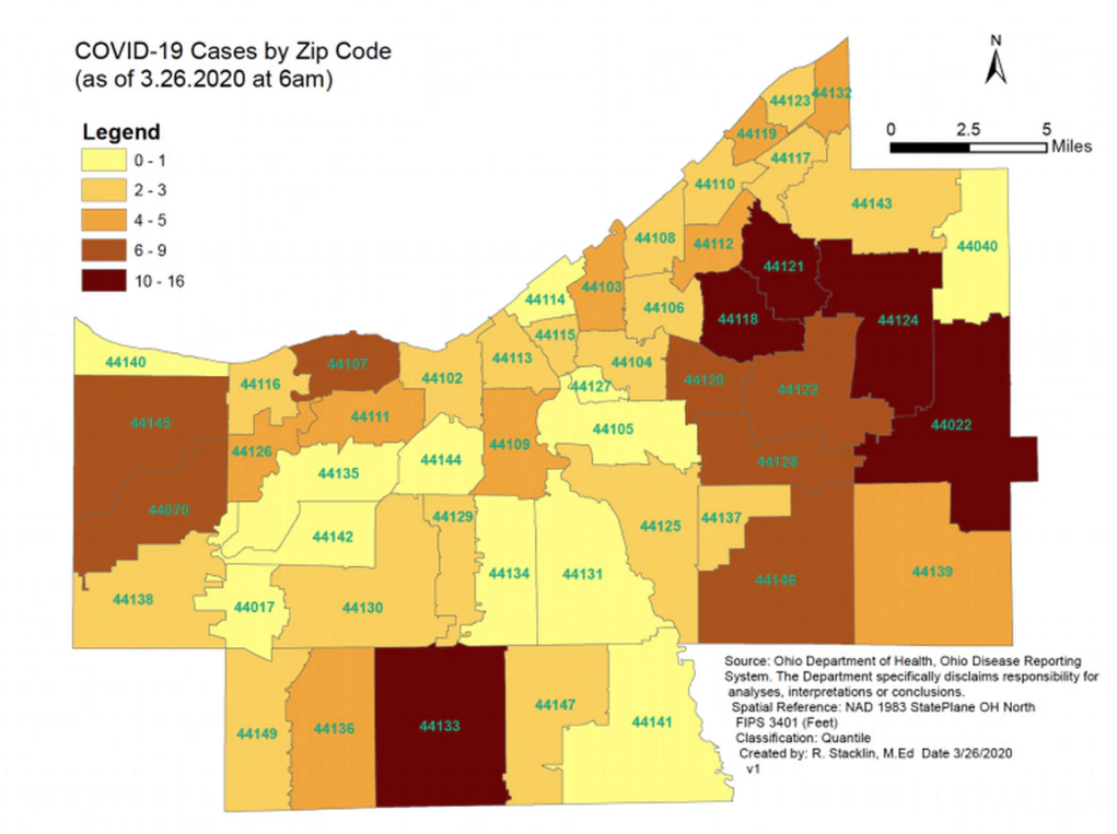 Confirmed Coronavirus Cases In Cuyahoga County By Zip Code Scene And Heard Scene S News Blog