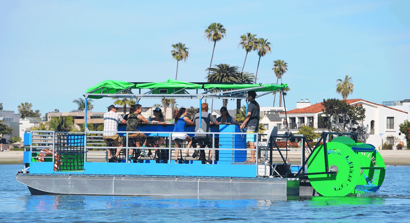 BrewBoat CLE, a Water-Based Version of a Pedal Pub, to 