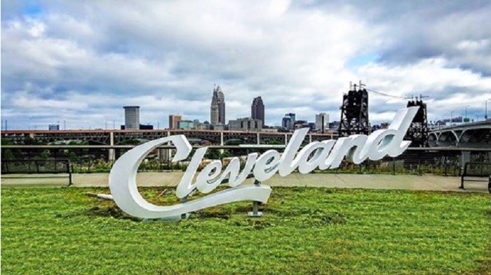 Cleveland Script sign