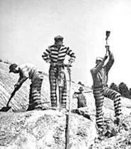 Wal-Mart apparently cribbed its labor practices from - Louisiana chain gangs of the 1920s. - GETTY IMAGES
