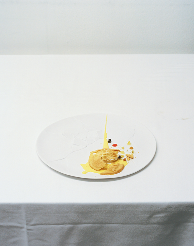 CREATIVE COOKERY: Bottura's "Oops! I Dropped the Lemon Tart" dish references artist Ai Weiwei's Dropping a Han Dynasty Urn. - PHAIDON PRESS