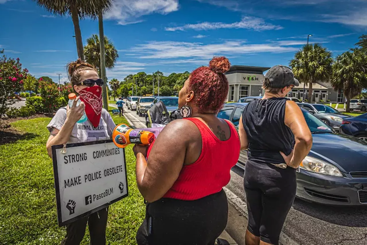 Pasco activists protest sheriffs pre-crime policing program