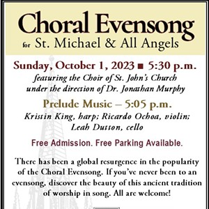 Choral Evensong for St. Michael & All Angels
