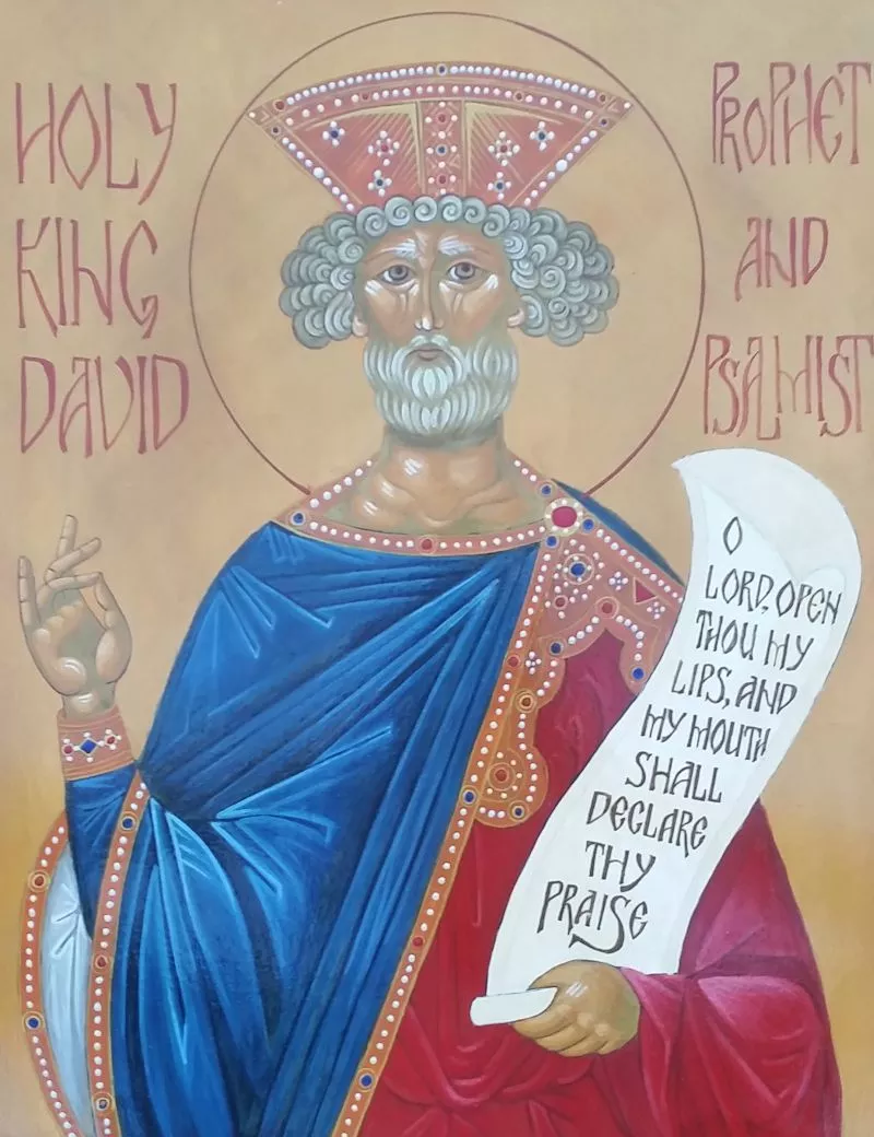 Denise Norman painted this icon. She counts among her mentors the late Ksenia Pekrovskaya, who moved to Boston and taught iconography across the U.S. after fleeing the Soviet Union.