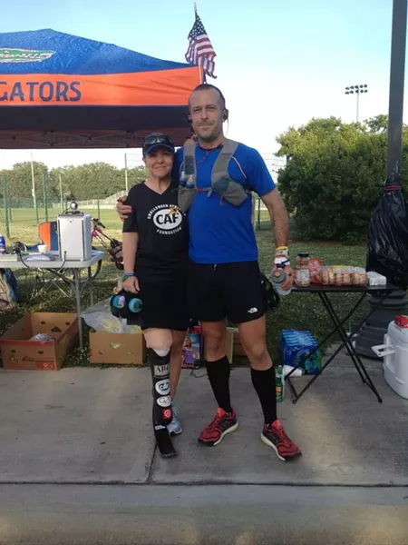 Masumi Herota & Kelly Luckett at the 24 Hour Run for Challenged Athletes Foundation at Daffin Park