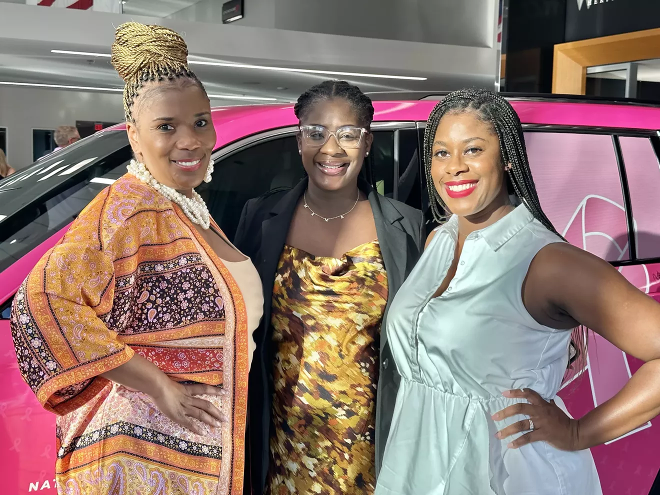 Step One Automotive Group and Community Partner St. Joseph’s Candler Telfair Mammography Fund Unveil Pink Grand Cherokee L for Drive Out Breast Cancer Campaign