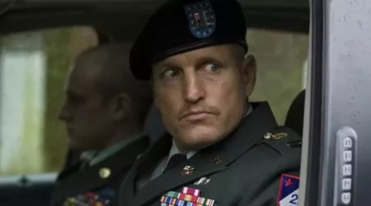 Extreme closeup Woody Harrelson Film Reviews Savannah News, Events