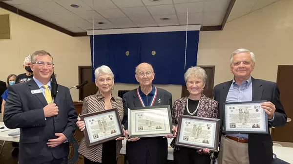 Veterans Council awards 10th Mountain Division Warrior HOF to 1LT Euel Akin