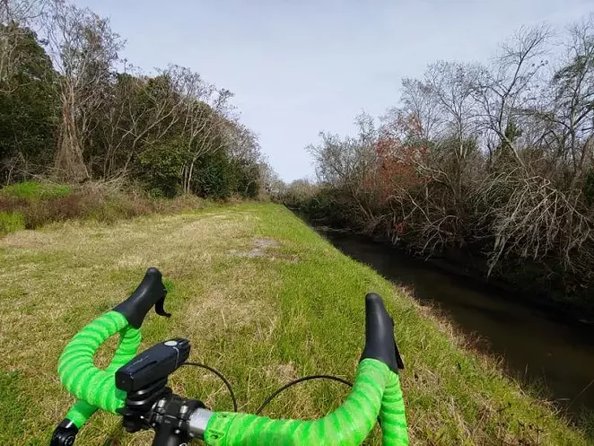 The Tide to Town trail network proposes to use canal banks and other public right of way to link Savannah neighborhoods. The network will serve provide not just recreation, but will also serve a critical transportation function. Photo by Brent Buice.