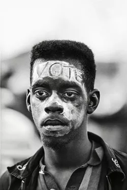 "VOTE, Selma March" by Steve Schapiro, 1965. Copyright of the artist and courtesy of Laney Contemporary, Savannah, and Jackson Fine Art, Atlanta.