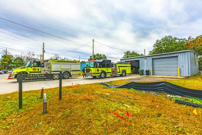 Chatham Emergency Services Fire Station 13 on Quacco Road. - ALEX NEUMANN/CONNECT SAVANNAH