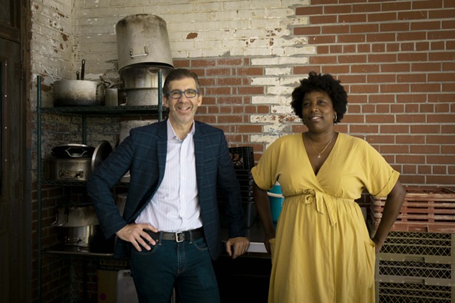 The partners behind The Grey, John O. Morisano (left) and Mashama Bailey, have published a new memoir, 'Black, White, and The Grey'. - MARCUS KENNEY