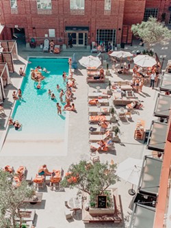 Guests and locals enjoy the pool at The Alida. - PHOTO COURTESY OF THE ALIDA