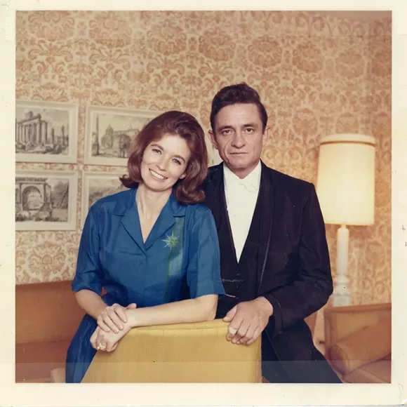 June Carter and Johnny Cash; the film features one of the last interviews with Johnny before his death.
