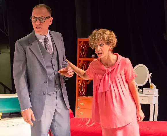 Christopher Blair as Gooper (Brother Man) and Casey Bessette as Mae (Sister Woman) . - PHOTO BY MERCEDEB PHOTOGRAPHY