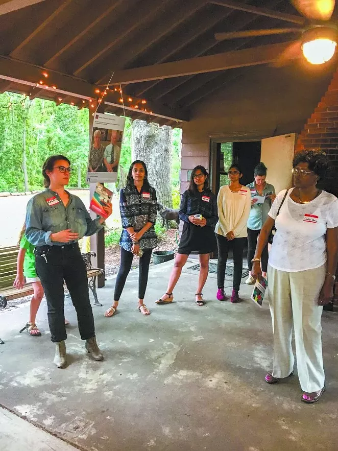 Rachel Segrest (l.) and her fellow Design for Sustainability classmates tackled solutions towards making Savannah—and the world—more resilient.