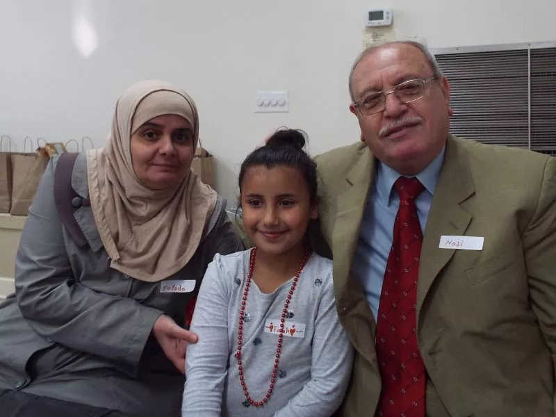 Mayada, Farah and Naji Abousaleh of Syria recently resettled in Savannah after living for years in Turkey.