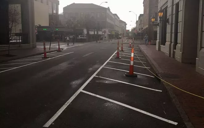 The Whitaker Street Pilot and similar temporary demonstration projects provide an opportunity to "test before we invest" in infrastructure changes.