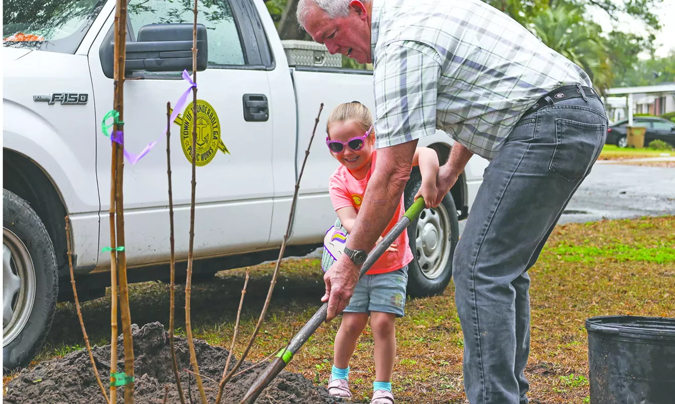 Planting it forward on Arbor Day with Savannah Tree Foundation